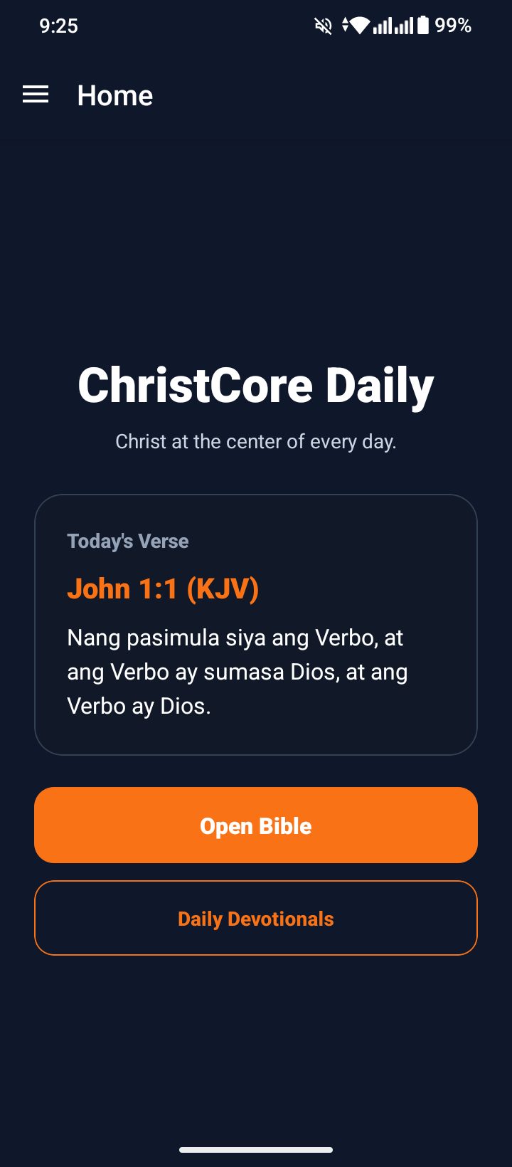 ChristCore Daily screenshot 1